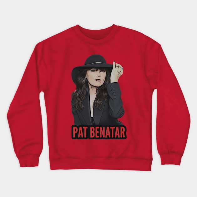 Pat Legendary rock Crewneck Sweatshirt by MonsterButterfly